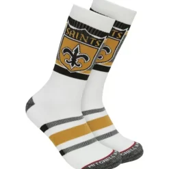 Mitchell & Ness Accessories-Interception Crew Socks New Orleans Saints