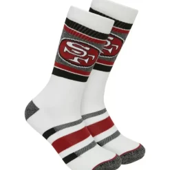 Mitchell & Ness Accessories-Interception Crew Socks San Francisco 49Ers