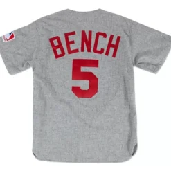 Mitchell & Ness Mlb Authentic-Johnny Bench 1969 Authentic Jersey Cincinnati Reds