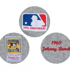 Mitchell & Ness Mlb Authentic-Johnny Bench 1969 Authentic Jersey Cincinnati Reds
