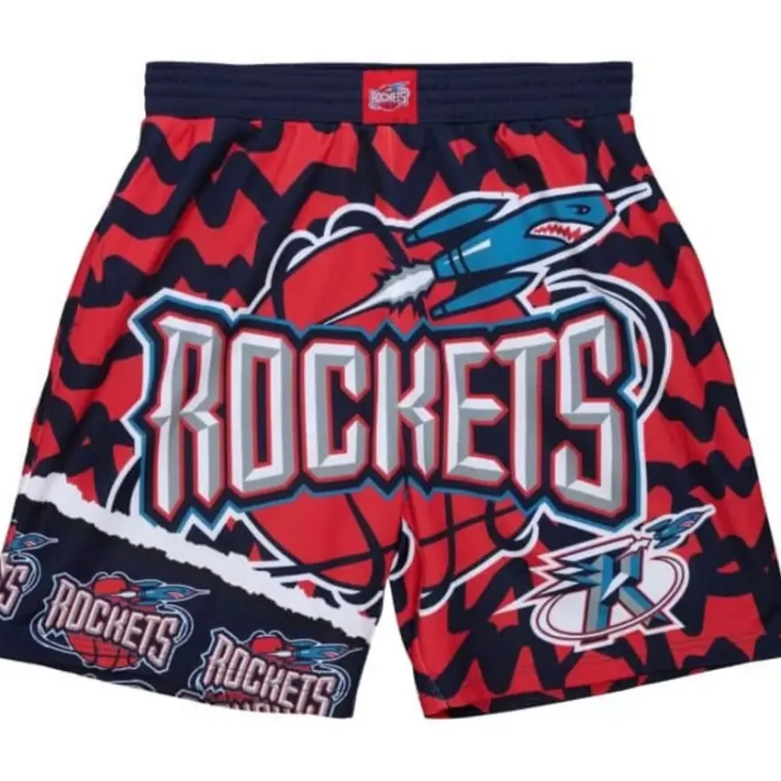 Mitchell & Ness Shorts-Jumbotron 2.0 Sublimated Shorts Houston Rockets