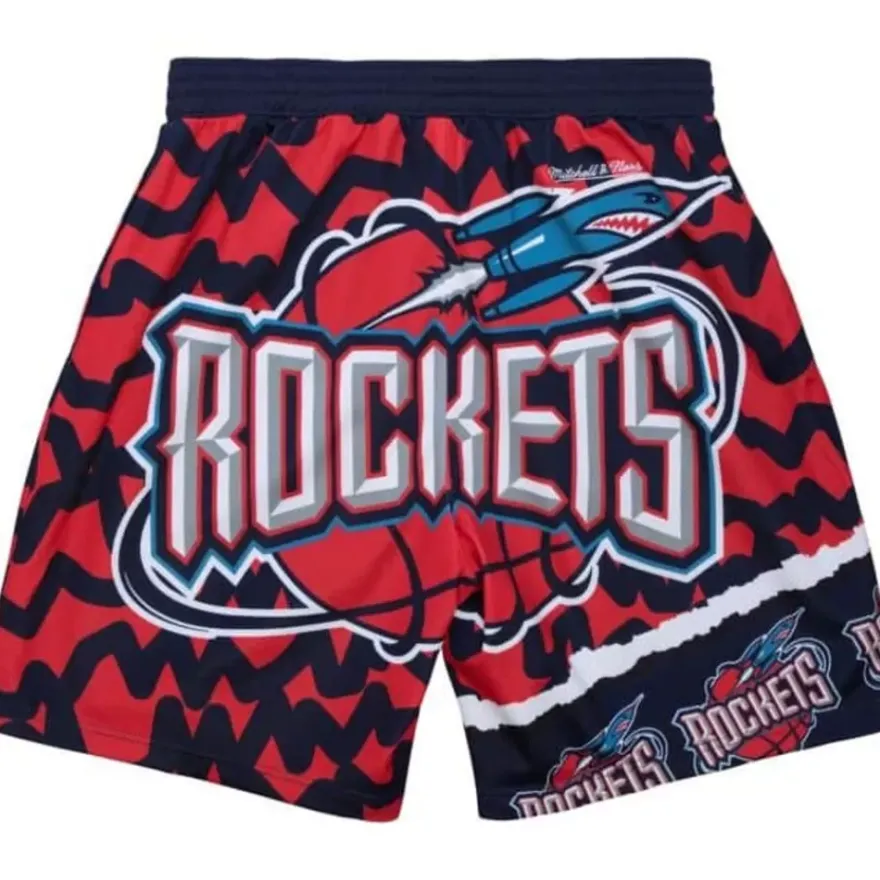 Mitchell & Ness Shorts-Jumbotron 2.0 Sublimated Shorts Houston Rockets