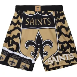 Mitchell & Ness Shorts-Jumbotron 2.0 Sublimated Shorts New Orleans Saints