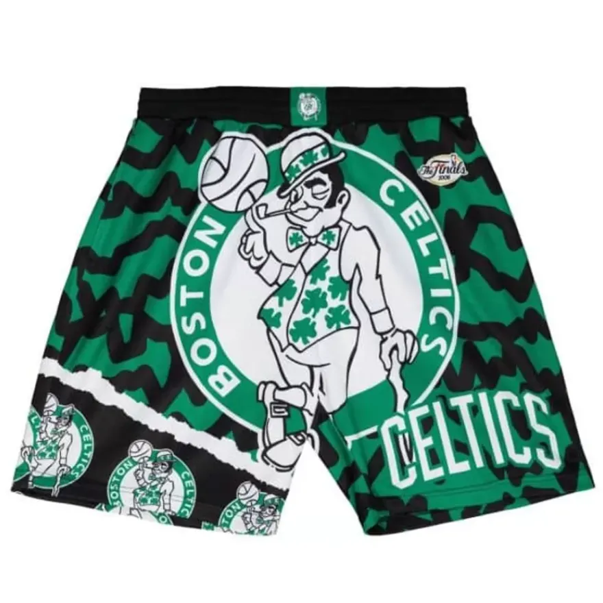 Mitchell & Ness Shorts-Jumbotron 2.0 Sublimated Shorts Boston Celtics