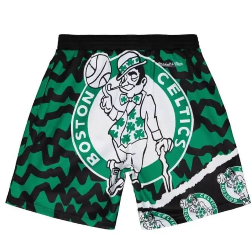 Mitchell & Ness Shorts-Jumbotron 2.0 Sublimated Shorts Boston Celtics