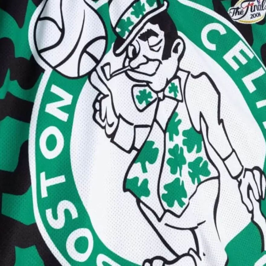 Mitchell & Ness Shorts-Jumbotron 2.0 Sublimated Shorts Boston Celtics