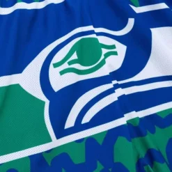 Mitchell & Ness Shorts-Jumbotron 2.0 Sublimated Shorts Seattle Seahawks