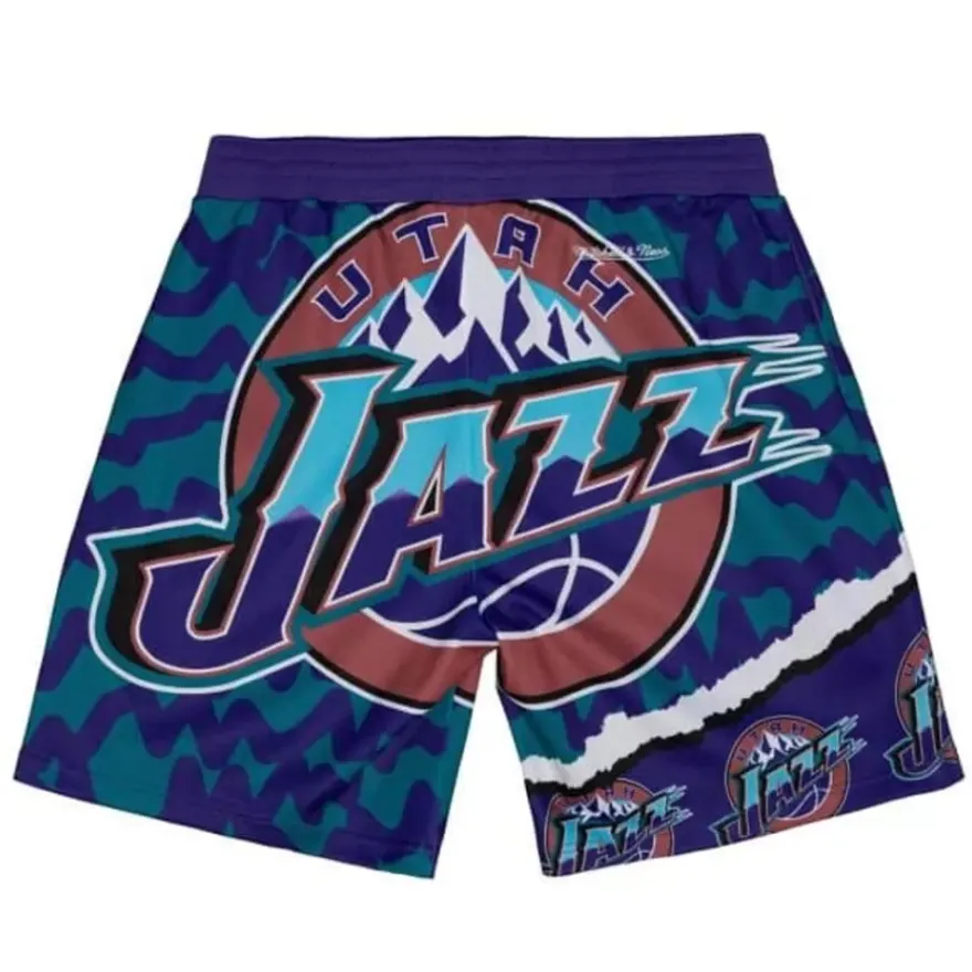 Mitchell & Ness Shorts-Jumbotron 2.0 Sublimated Shorts Utah Jazz