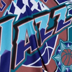 Mitchell & Ness Shorts-Jumbotron 2.0 Sublimated Shorts Utah Jazz