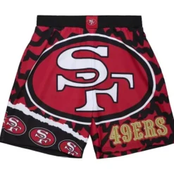 Mitchell & Ness Shorts-Jumbotron 2.0 Sublimated Shorts San Francisco 49Ers