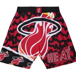 Mitchell & Ness Shorts-Jumbotron 2.0 Sublimated Shorts Miami Heat