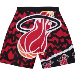 Mitchell & Ness Shorts-Jumbotron 2.0 Sublimated Shorts Miami Heat
