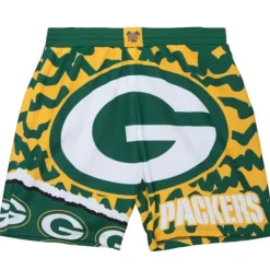 Mitchell & Ness Shorts-Jumbotron 2.0 Sublimated Shorts Green Bay Packers