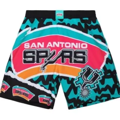 Mitchell & Ness Shorts-Jumbotron 2.0 Sublimated Shorts San Antonio Spurs
