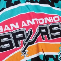 Mitchell & Ness Shorts-Jumbotron 2.0 Sublimated Shorts San Antonio Spurs
