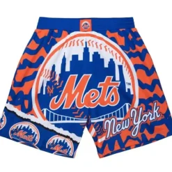 Mitchell & Ness Shorts-Jumbotron 2.0 Sublimated Shorts New York Mets