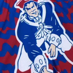 Mitchell & Ness Shorts-Jumbotron 2.0 Sublimated Shorts New England Patriots