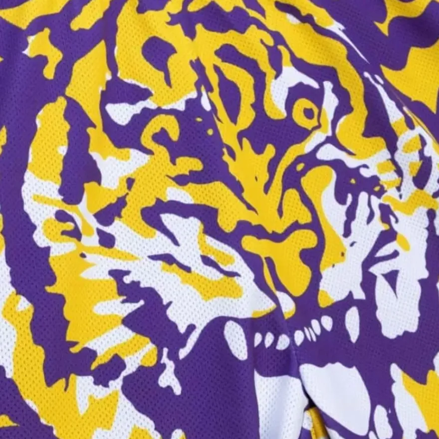 Mitchell & Ness Shorts-Jumbotron 2.0 Sublimated Shorts Louisiana State University