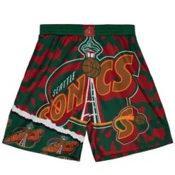 Mitchell & Ness Shorts-Jumbotron 2.0 Sublimated Shorts Seattle Supersonics