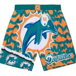Mitchell & Ness Shorts-Jumbotron 2.0 Sublimated Shorts Miami Dolphins