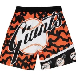 Mitchell & Ness Shorts-Jumbotron 2.0 Sublimated Shorts San Francisco Giants