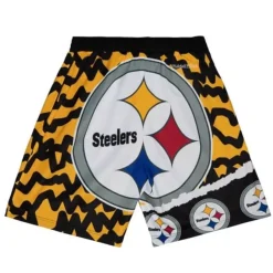 Mitchell & Ness Shorts-Jumbotron 2.0 Sublimated Shorts Pittsburgh Steelers