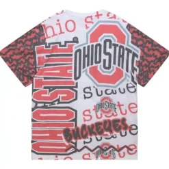 Mitchell & Ness T-Shirts & Tops-Jumbotron 2.0 Sublimated Ss Tee Ohio State