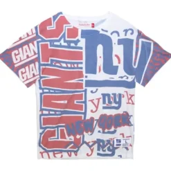 Mitchell & Ness T-Shirts & Tops-Jumbotron 2.0 Sublimated Ss Tee New York Giants