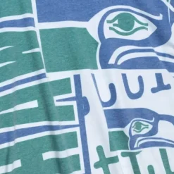 Mitchell & Ness T-Shirts & Tops-Jumbotron 2.0 Sublimated Ss Tee Seattle Seahawks