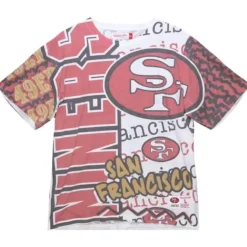 Mitchell & Ness T-Shirts & Tops-Jumbotron 2.0 Sublimated Ss Tee San Francisco 49Ers
