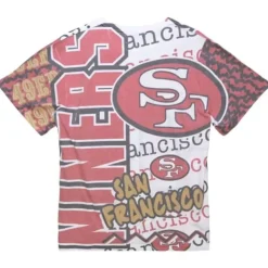 Mitchell & Ness T-Shirts & Tops-Jumbotron 2.0 Sublimated Ss Tee San Francisco 49Ers