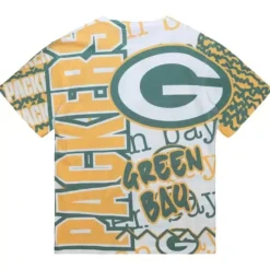 Mitchell & Ness T-Shirts & Tops-Jumbotron 2.0 Sublimated Ss Tee Green Bay Packers