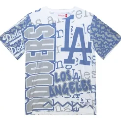 Mitchell & Ness T-Shirts & Tops-Jumbotron 2.0 Sublimated Ss Tee Los Angeles Dodgers