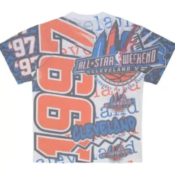 Mitchell & Ness T-Shirts & Tops-Jumbotron 2.0 Sublimated S/S Tee All Star 1997-98