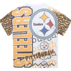Mitchell & Ness T-Shirts & Tops-Jumbotron 2.0 Sublimated Ss Tee Pittsburgh Steelers