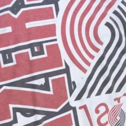Mitchell & Ness T-Shirts & Tops-Jumbotron 2.0 Sublimated Ss Tee Portland Trail Blazers