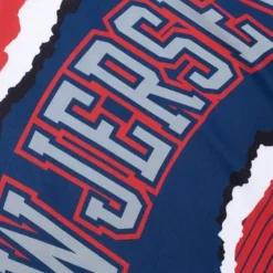 Mitchell & Ness T-Shirts & Tops-Jumbotron 2.0 Sublimated Tank New Jersey Nets