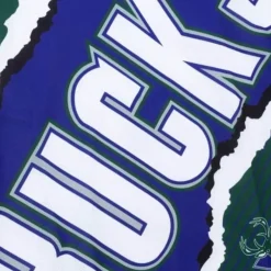 Mitchell & Ness T-Shirts & Tops-Jumbotron 2.0 Sublimated Tank Milwaukee Bucks