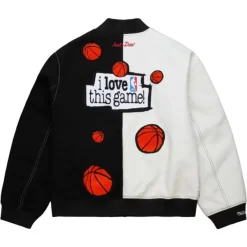 Mitchell & Ness Jackets & Outerwear-Just Don I Love This Game Wool Jacket Branded