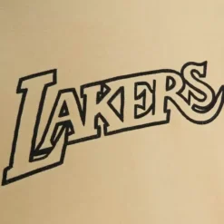 Mitchell & Ness Hoodies & Sweatshirts-Khaki Black Hoodie Los Angeles Lakers
