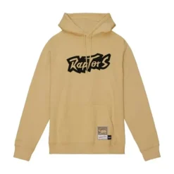 Mitchell & Ness Hoodies & Sweatshirts-Khaki Black Hoodie Toronto Raptors