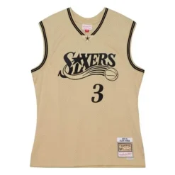 Mitchell & Ness Nba Swingman-Khaki Black Swingman Allen Iverson Philadelphia 76Ers 2000-01 Jersey