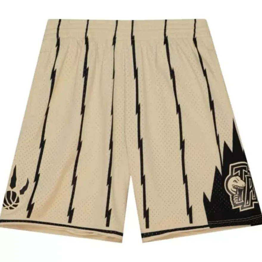 Mitchell & Ness Shorts-Khaki Black Swingman Toronto Raptors 1998-99 Shorts