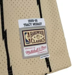 Mitchell & Ness Nba Swingman-Khaki Black Swingman Tracy Mcgrady Toronto Raptors 1998-99 Jersey