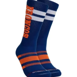 Mitchell & Ness Accessories-Lateral Crew Socks Denver Broncos