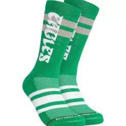 Mitchell & Ness Accessories-Lateral Crew Socks Philadelphia Eagles