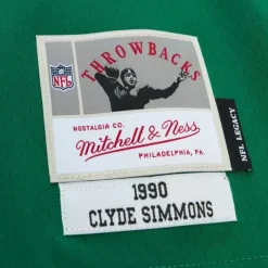 Mitchell & Ness Nfl Legacy-Legacy Clyde Simmons Philadelphia Eagles Dark 1990 Jersey