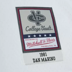 Mitchell & Ness Nfl Legacy-Legacy Dan Marino University Of Pittsburgh White 1981 Jersey