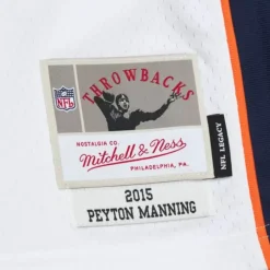 Mitchell & Ness Nfl Legacy-Legacy Peyton Manning Denver Broncos White 2015 Jersey