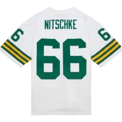 Mitchell & Ness Nfl Legacy-Legacy Ray Nitschke Green Bay Packers White 1966 Jersey